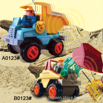 MINI R/C The engineering car of cartoon